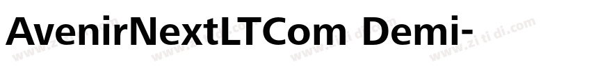 AvenirNextLTCom Demi字体转换